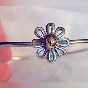 AUTHENTIC: Tiffany & Co Sterling Silver Paloma Picasso Daisy HookOn Bracelet